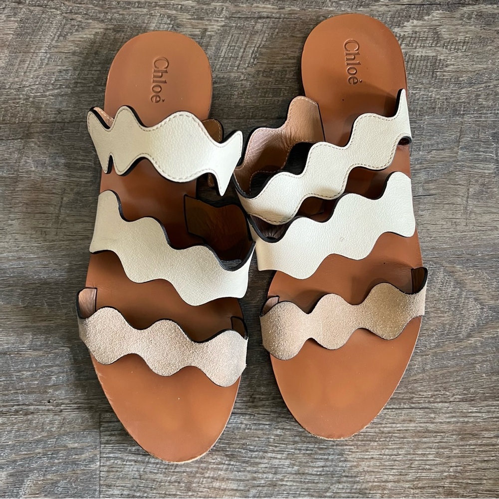 Chloe Leather Sandals